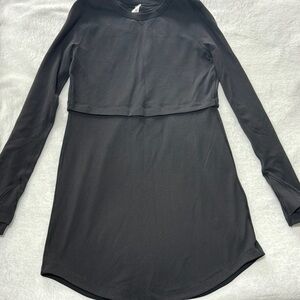 Ivivva Elegant Black Long Sleeve Dress Size 14